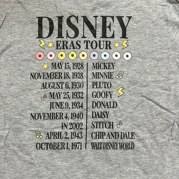 Grey “Disney Eras” t-shirt - Picture 6 of 6